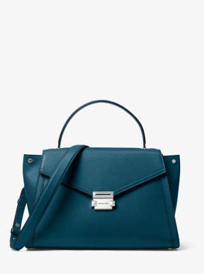 michael kors whitney satchel olive|Whitney Large Leather Satchel .